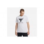 Under Armour Project Rock Payoff Ανδρικό Κοντομάνικο T-Shirt Λευκό