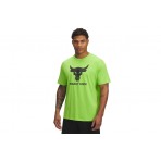 Under Armour Project Rock Payoff Ανδρικό Κοντομάνικο T-Shirt Λαχανί