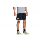 Under Armour Perimeter Ανδρική Μπασκετική Βερμούδα Μαύρη, Λευκή