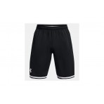 Under Armour Perimeter Ανδρική Μπασκετική Βερμούδα Μαύρη, Λευκή