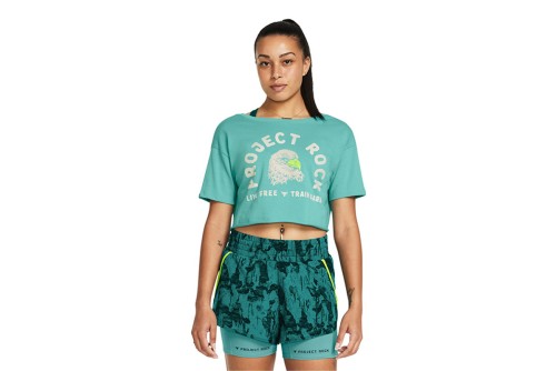 Under Armour Pjt Rck Balance Graphic T Crop Top Κοντομάνικο Γυναικείο (1383420 957)