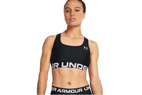 Under Armour Heatgear Mid Branded Μπουστάκι Γυναικείο (1383544 001)
