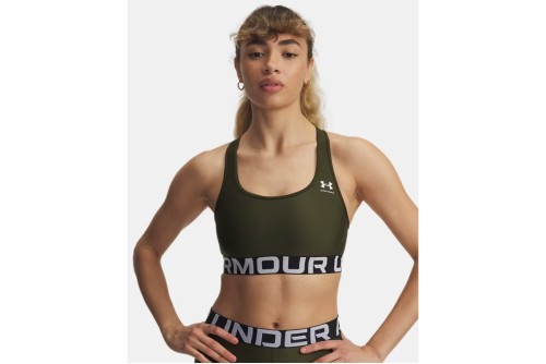 Under Armour Heatgear Mid Branded Μπουστάκι Γυναικείο (1383544 308)