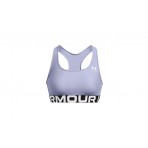 Under Armour Heatgear Mid Branded Γυναικείο Μπουστάκι Λιλά
