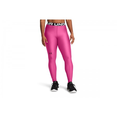 Under Armour Heatgear Γυναικείο Μακρύ Κολάν Φούξια