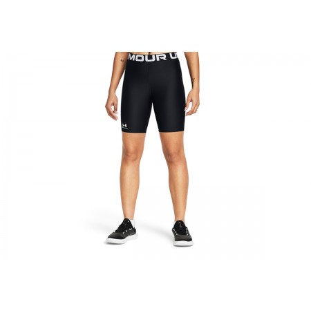 Under Armour Heatgear Γυναικείο Κοντό Κολάν Μαύρο