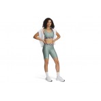 Under Armour Heatgear Γυναικείο Κοντό Κολάν Μέντα