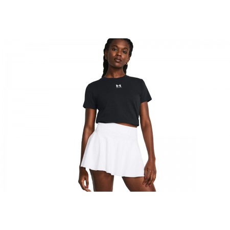 Under Armour Rival Core Γυναικείο Κοντομάνικο T-Shirt Μαύρο