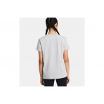 Under Armour Rival Core Κοντομάνικο T-Shirt Γκρι Ανοιχτό
