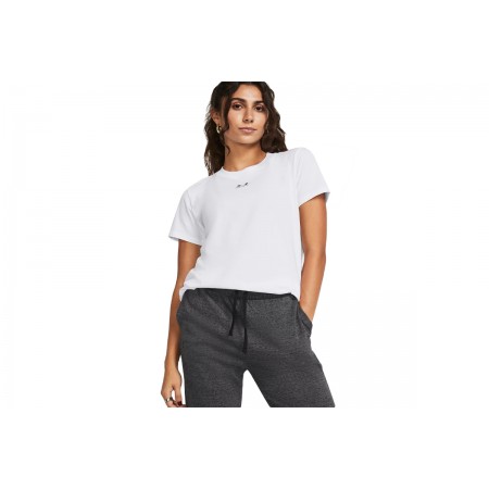 Under Armour Rival Core Γυναικείο Κοντομάνικο T-Shirt Λευκό