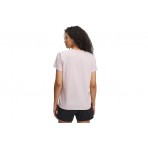 Under Armour Rival Core Γυναικείο Κοντομάνικο T-Shirt Ροζ