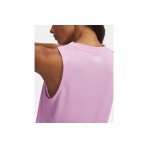 Under Armour Tech Γυναικεία Αμάνικη Μπλούζα Ροζ