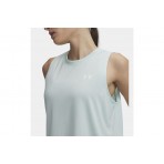 Under Armour Tech Γυναικεία Αμάνικη Μπλούζα Γαλάζια