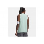 Under Armour Rival Muscle Γυναικεία Αμάνικη Μπλούζα Τυρκουάζ