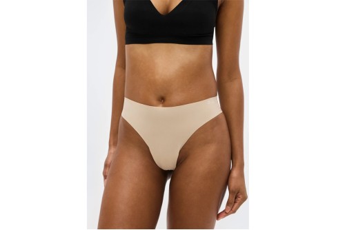 Under Armour Pure Stretch No Show Εσώρουχο String 3-Τεμάχια (1383893 111)