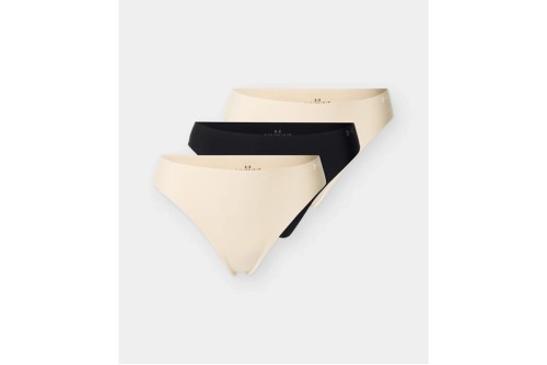 Under Armour Pure Stretch No Show Εσώρουχο String 3-Τεμάχια (1383893 111)
