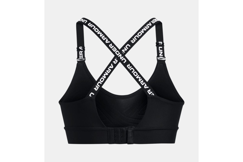 Under Armour Infinity 2.0 Mid Γυναικείο Μπουστάκι Μαύρο