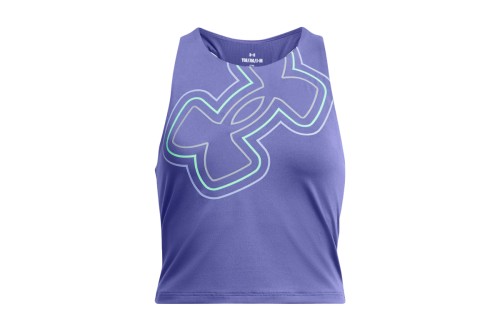 Under Armour Motion Branded Crop Top Αμάνικο Γυναικείο (1384210 561)