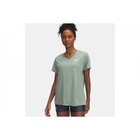 Under Armour Tech Twist V-Neck T-Shirt Γυναικείο 