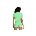 Under Armour Tech Twist V-Neck Κοντομάνικο Αθλητικό T-Shirt Λαχανί
