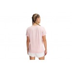 Under Armour Tech Twist V-Neck Γυναικείο Κοντομάνικο T-Shirt Ροζ