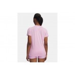 Under Armour Tech Twist Γυναικείο Κοντομάνικο T-Shirt Ροζ