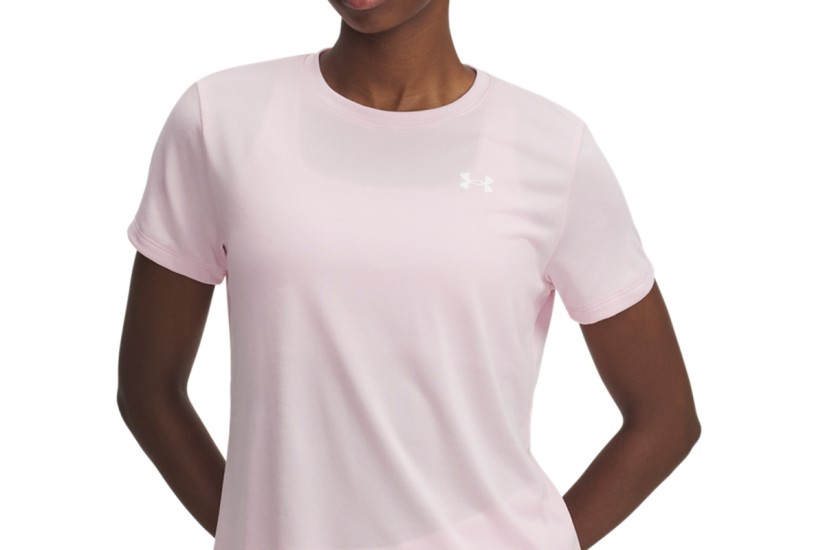 Under Armour Tech Γυναικείο Κοντομάνικο T-Shirt Ροζ