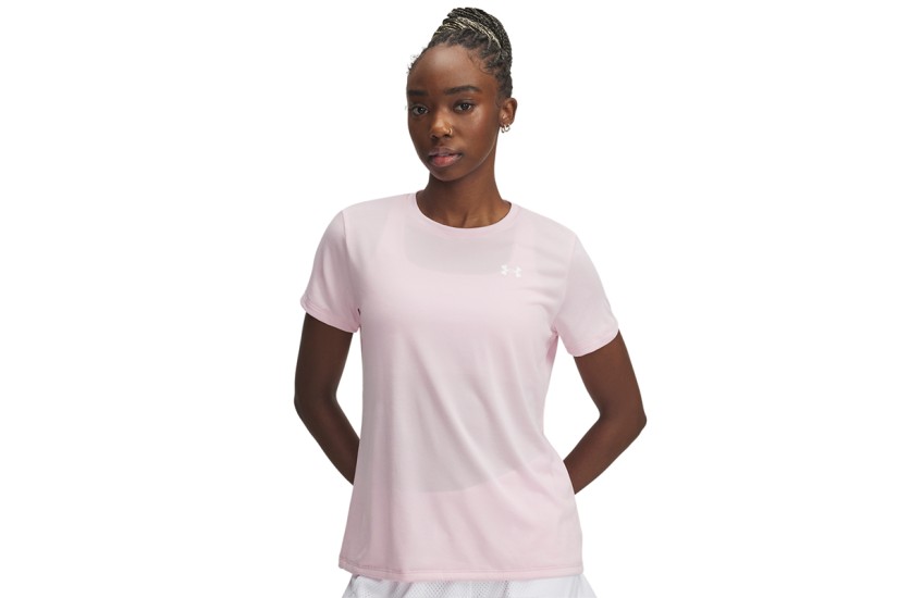 Under Armour Tech Γυναικείο Κοντομάνικο T-Shirt Ροζ