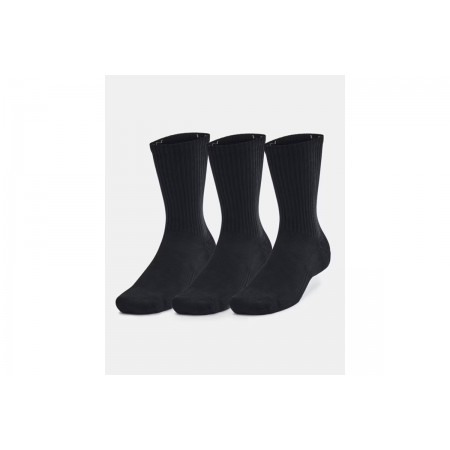 Under Armour Cotton Cushioned Crew Kάλτσες Ψηλές 3 Ζευγάρια 