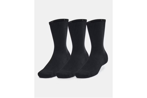 Under Armour Cotton Cushioned Crew Κάλτσες Ψηλές 3 Ζευγάρια (1386311 001)