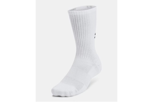 Under Armour Cotton Cushioned Crew Κάλτσες Ψηλές 3 Ζευγάρια (1386311 100)
