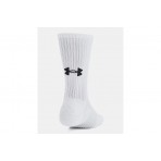 Under Armour Cotton Cushioned Crew Kάλτσες Ψηλές 3 Ζευγάρια (1386311 100)