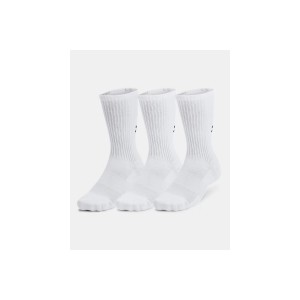 Under Armour Cotton Cushioned Crew Kάλτσες Ψηλές 3 Ζευγάρια (1386311 100)