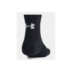 Under Armour Cotton Cushioned Quarter Κάλτσες Κοντές 3 Ζευγάρια (1386372 001)