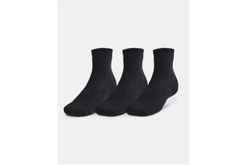 Under Armour Cotton Cushioned Quarter Κάλτσες Κοντές 3 Ζευγάρια (1386372 001)