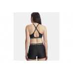 Under Armour Crossback Low Γυναικείο Μπουστάκι Μαύρο