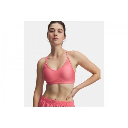 Under Armour Crossback Low Γυναικείο Μπουστάκι Ροζ