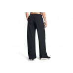 Under Armour Rival Wide Leg Γυναικείο Παντελόνι Φόρμας Μαύρο