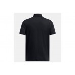 Under Armour Icon Polo Ανδρικό Κοντομάνικο T-Shirt Polo Μαύρο