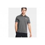 Under Armour Icon Polo Ανδρικό Κοντομάνικο T-Shirt Polo Γκρι Σκούρο