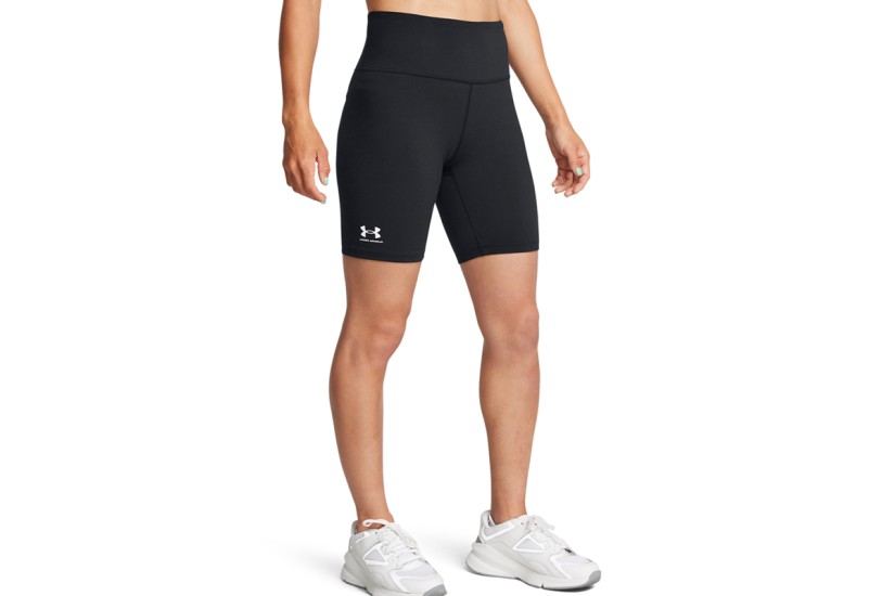 Under Armour Rival Γυναικείο Κοντό Κολάν Μαύρο