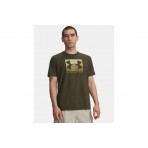 Under Armour Boxed Sports Ανδρικό Κοντομάνικο T-Shirt Χακί
