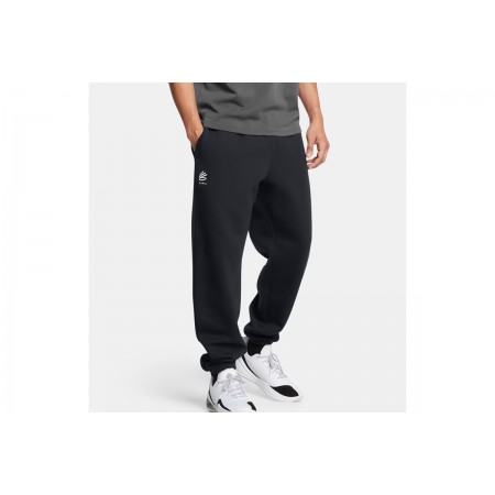 Under Armour Curry Splash Ανδρικό Παντελόνι Φόρμας Μαύρο