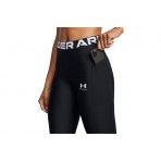 Under Armour Heatgear Rib Γυναικείο Κολάν Μαύρο