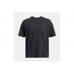 Under Armour Heavyweight Logo Wash Ανδρικό Κοντομάνικο T-Shirt Ανθρακί