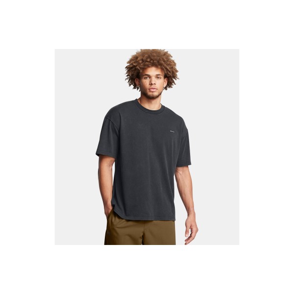 Under Armour Hw Os Logo Wash Ss T-Shirt Ανδρικό (1389147 001)