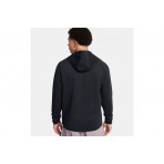 Under Armour Unstoppable Fleece Ανδρικό Φούτερ με Κουκούλα Μαύρο