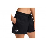 Under Armour Rival Terry Γυναικείο Σορτς Μαύρο