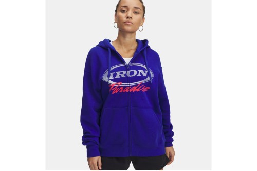 Under Armour Project Rock Iron Paradise Ζακέτα Βαμβακερή Γυναικεία (1389701 400)