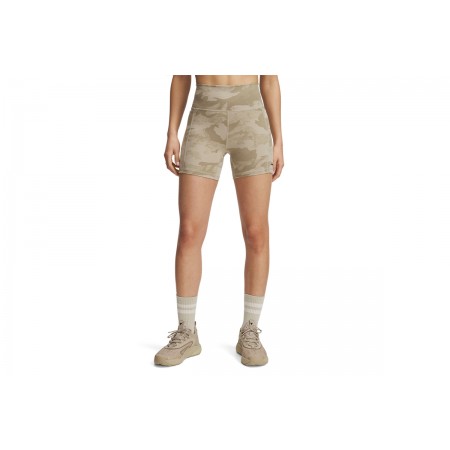 Under Armour Project Rock Middy Κολάν Κοντό Γυναικείο 